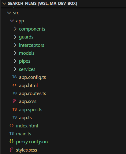 Simple folder structure
