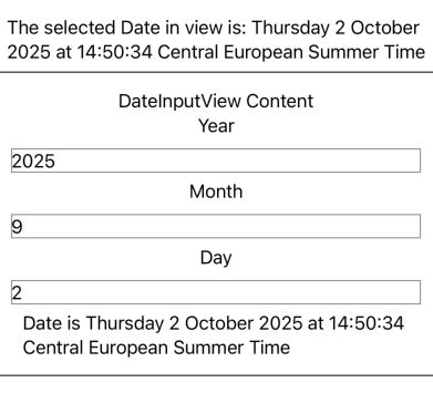Date input exercise
